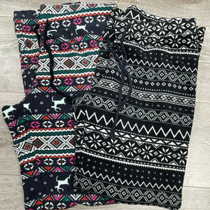 Old Navy Micro Fleece Pajama Lounge Pants Bundle of Two Size M